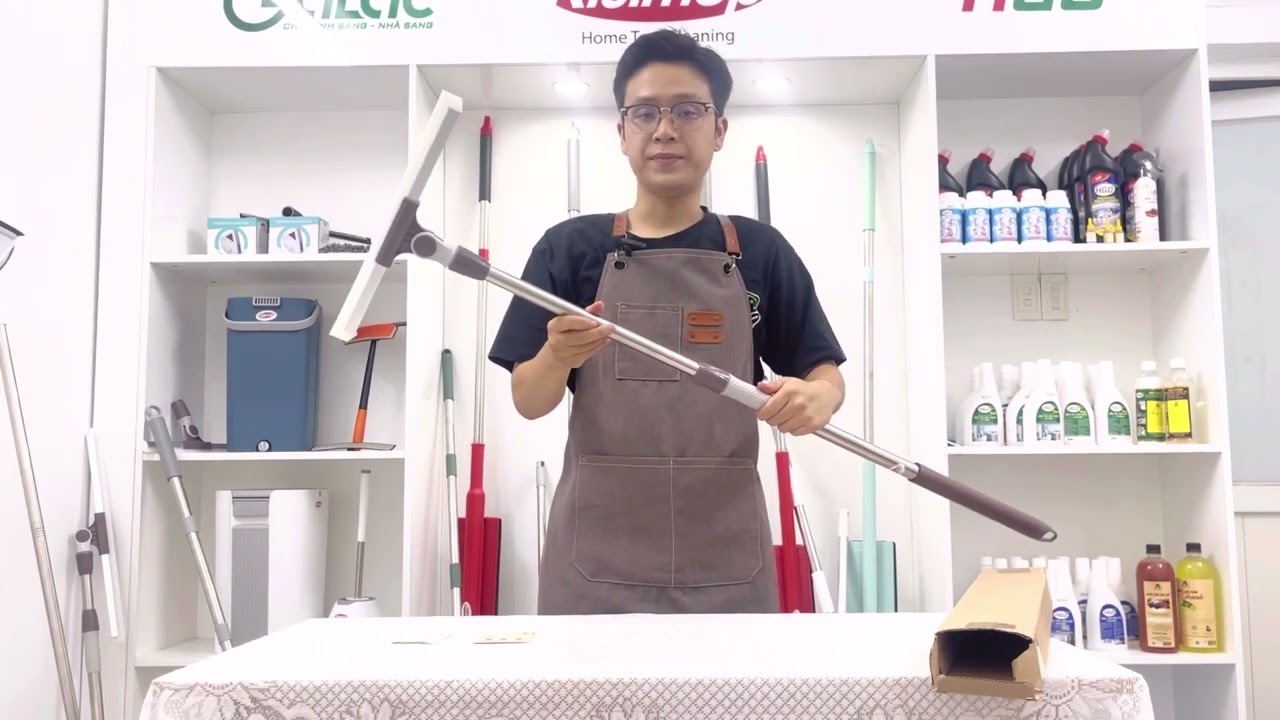 Review cây gạt sàn thông minh G35 - Đa dụng vừa gạt sàn nhà, vừa gạt kính