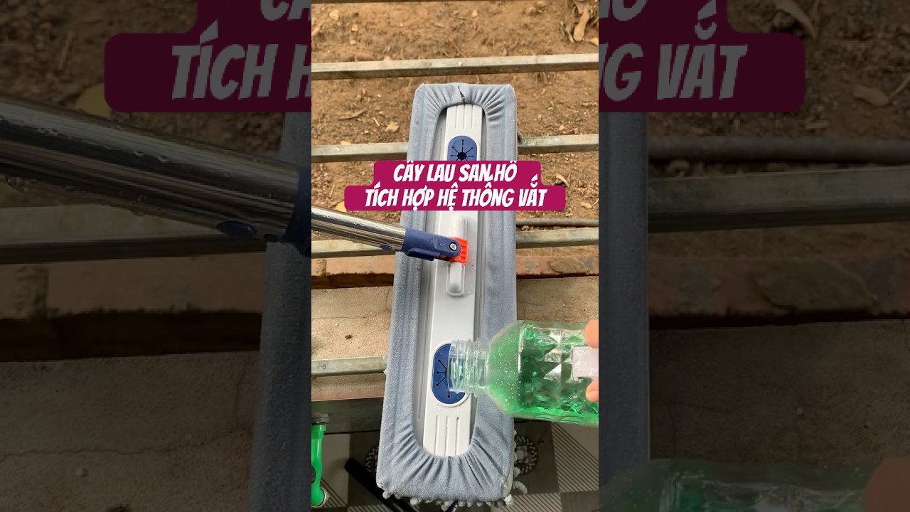 Cây lau nhà bông san hô tự vắt của shop Kitimop