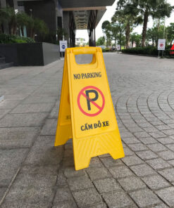 Biển báo cấm đỗ xe dạng gấp chữ A
