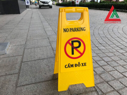 Biển báo sàn cấm đõ xe