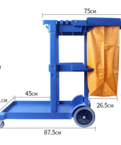 Xe đẩy Dọn Vệ Sinh 3 Tầng