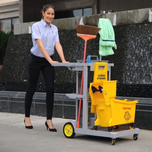 Xe đẩy Vệ Sinh Khách Sạn