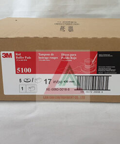 Hộp pad chà sàn 3m màu đỏ 17in