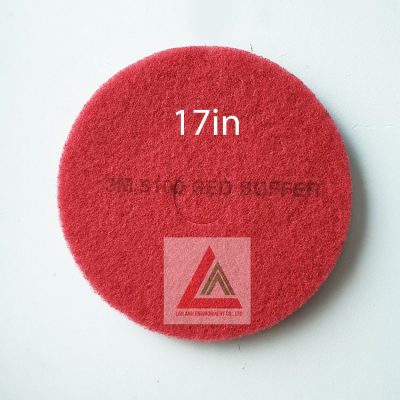 Pad chà sàn 3M màu đỏ 17in