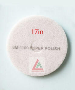 Pad chà sàn 3M màu trắng 17in