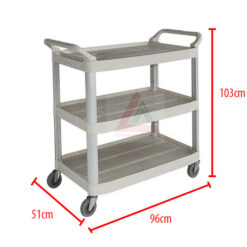 Kích thước xe đẩy 3 tầng