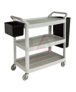 Xe đẩy đa năng 3 tầng D-012A (Có 2 khay đựng rác)