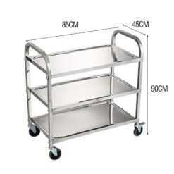 Xe đẩy Thức ăn 3 Tầng