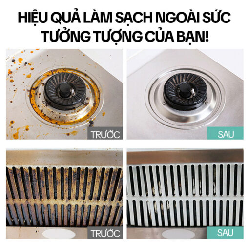 Tẩy Dầu Mỡ Máy Hút Mùi