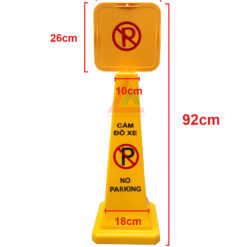 Biển báo cấm đỗ xe hình trụ