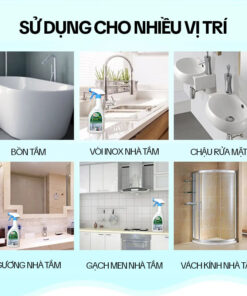 Tẩy Cặn Canxi Trên Kính