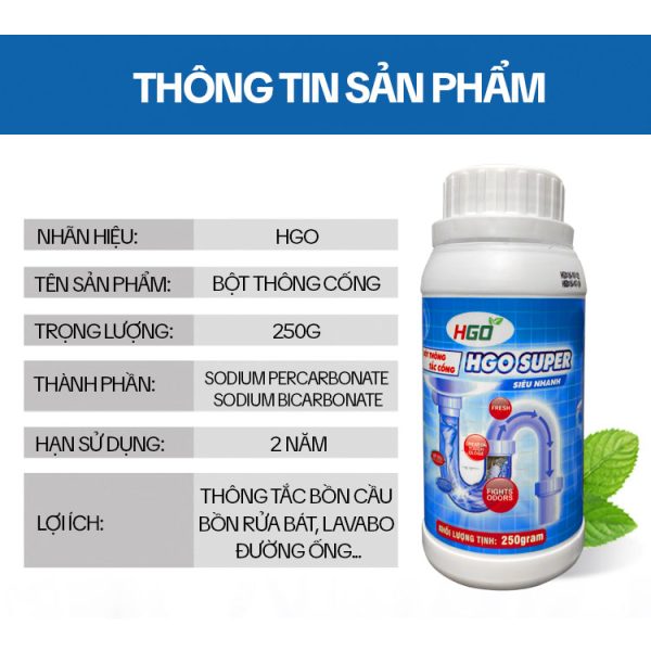 Bột Thông Tắc Bồn Cầu