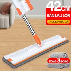 Cây Lau Nhà Tự Vắt KITIMOP WHITE 42CM