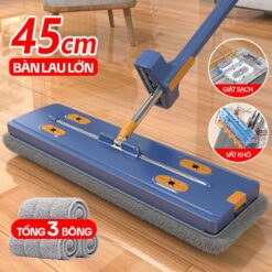 Cây Lau Nhà Tự Vắt KITIMOP-MONSTER-45CM2-BLUE