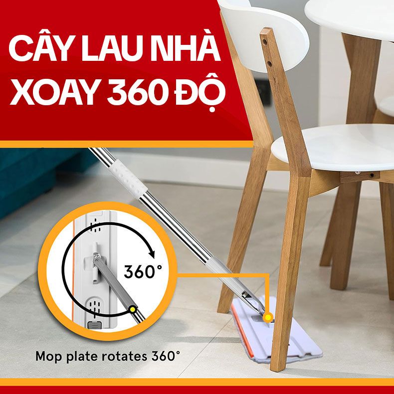 Cây Lau Nhà Tự Vắt KITIMOP PRO MAX - Ảnh 4