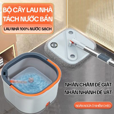 Bộ Lau Nhà Tách Nước Bẩn