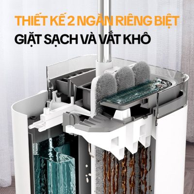 Bộ Lau Nhà Tách Nước Bẩn