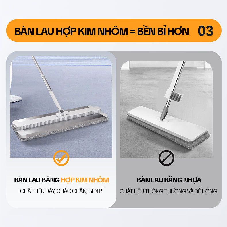 Cây Lau Nhà Tách Nước Bẩn KITIMOP SC06 - Ảnh 5