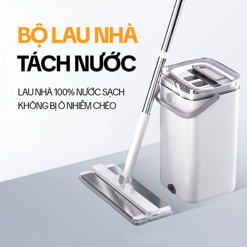 Cây Lau Nhà Tách Nước Bẩn KITIMOP SC06