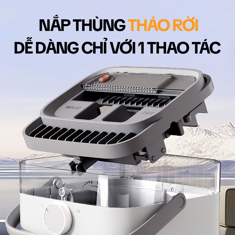 Cây Lau Nhà Tách Nước Bẩn KITIMOP SC06 - Ảnh 8