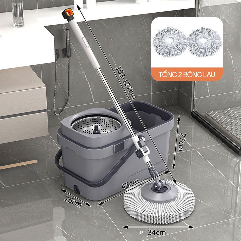 Cây Lau Nhà Xoay 360 Độ KITIMOP KS360 - Ảnh 6