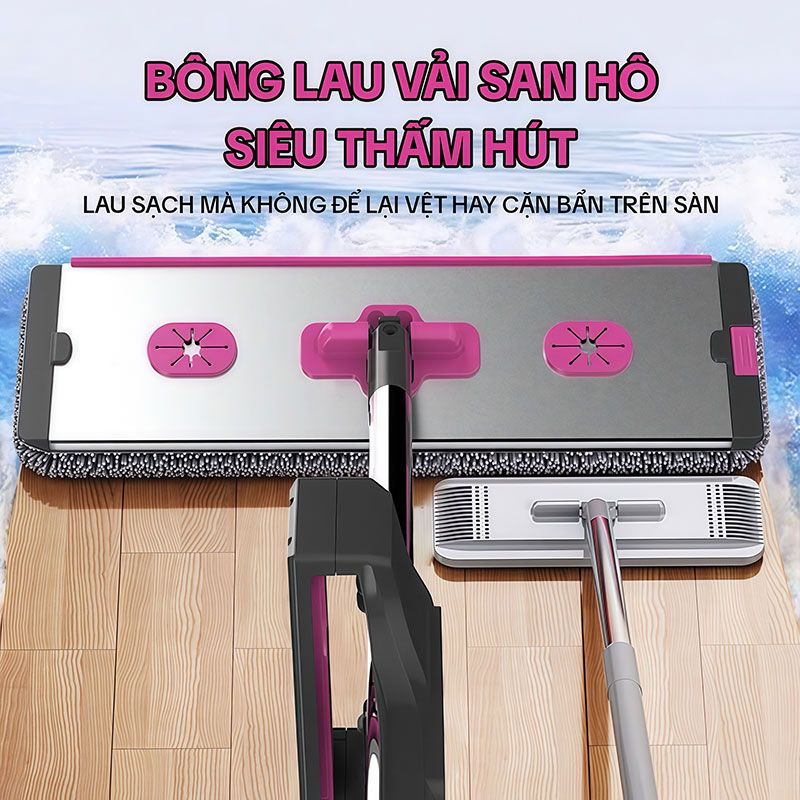 Cây Lau Nhà Tự Vắt KITIMOP KTM-45 PRO - Ảnh 3